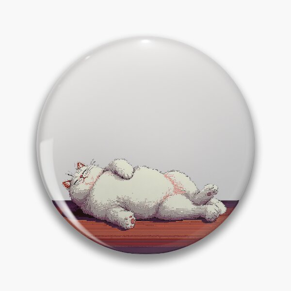 Item preview, Cozy Sleepy Cat Resting on Back designed and sold by Bambooartist.