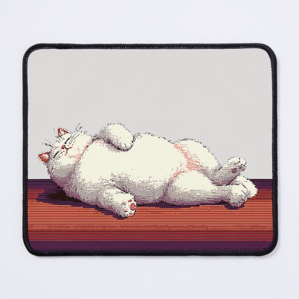 Item preview, Cozy Sleepy Cat Resting on Back designed and sold by Bambooartist.