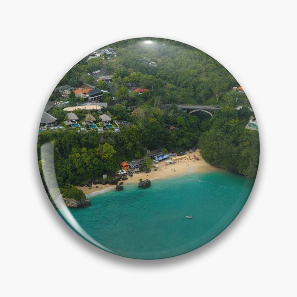 Item preview, Drone Aerial View of Padang Padang Beach Bali Cliffs designed and sold by mattryanphoto.