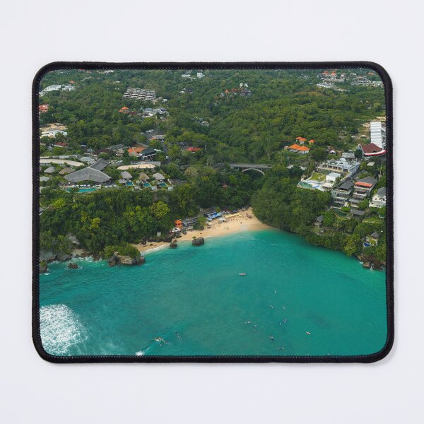 Item preview, Drone Aerial View of Padang Padang Beach Bali Cliffs designed and sold by mattryanphoto.