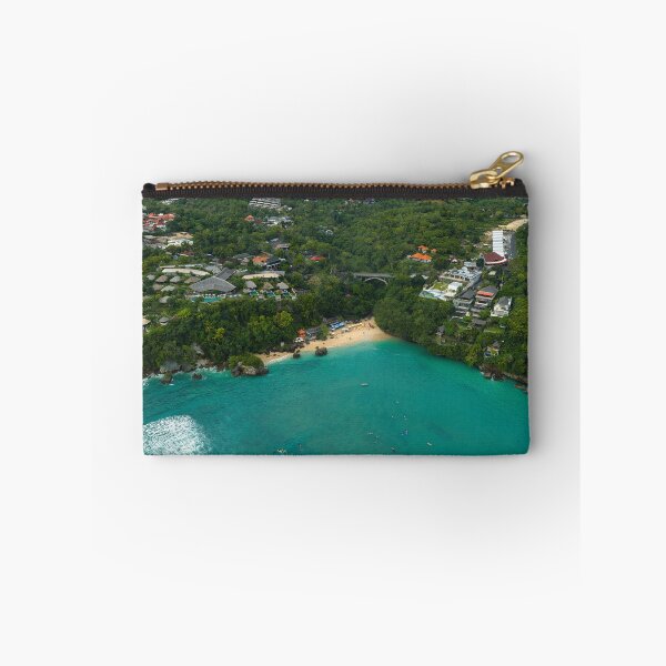 Item preview, Drone Aerial View of Padang Padang Beach Bali Cliffs designed and sold by mattryanphoto.