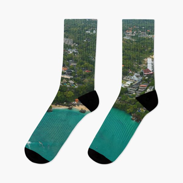 Item preview, Drone Aerial View of Padang Padang Beach Bali Cliffs designed and sold by mattryanphoto.