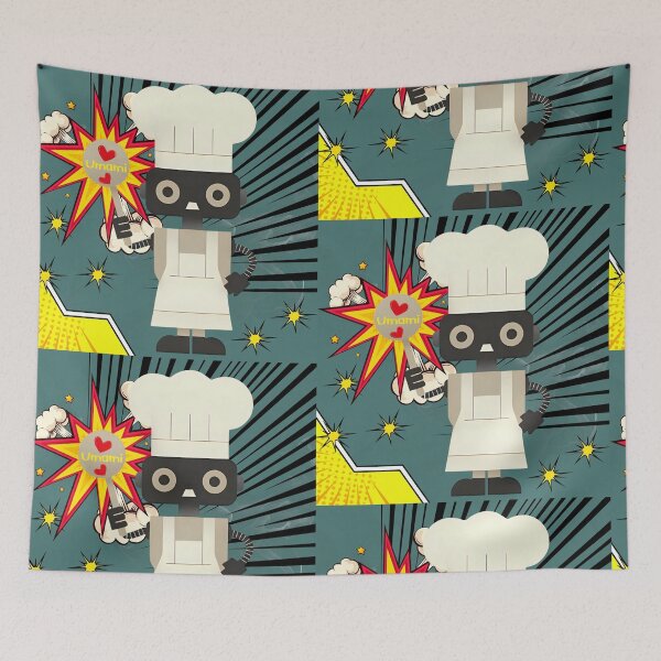 Item preview, The chef robot exclaimed with mechanical glee, "This is peak umami!" designed and sold by AddyTae.