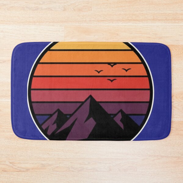 Item preview, Minimal Retro - Mountain Sunset Design designed and sold by hiraum.