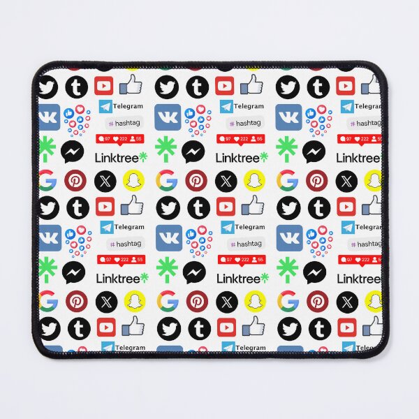Item preview, Social Media Logos Sticker designed and sold by Mahe-Art.
