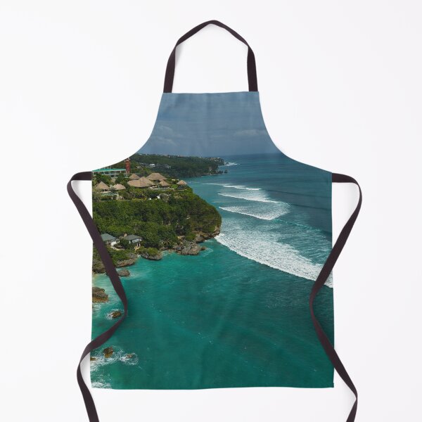 Item preview, Impossibles Bali - Aerial Surf Break with Headland Cranes designed and sold by mattryanphoto.