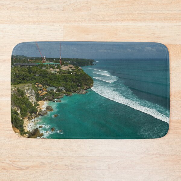 Item preview, Impossibles Bali - Aerial Surf Break with Headland Cranes designed and sold by mattryanphoto.