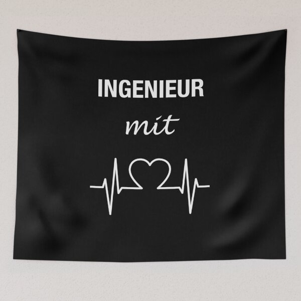 Item preview, Ingenieur mit Herz designed and sold by motifsbyth.