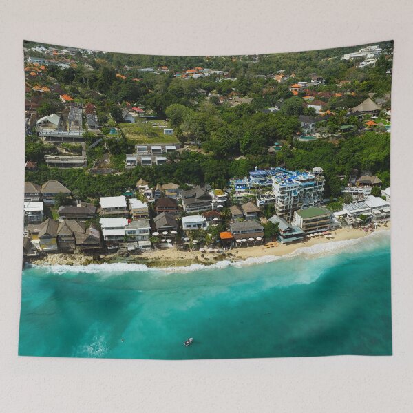 Item preview, Bingin Coastline Bali - Pre-Demolition Aerial View designed and sold by mattryanphoto.