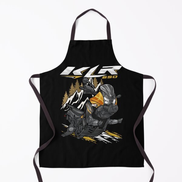 Item preview, Kawasaki KLR650 2018 (Pearl Solar Yellow & Metallic Spark Black) for Motorcycle Riders designed and sold by MotoApparelHub.