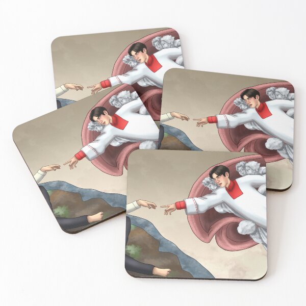 Item preview, Ticket to Heaven GeminiFourth BL Birth of Adam Fan art designed and sold by jonosmatt.