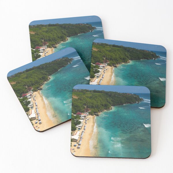 Item preview, Thomas Beach Uluwatu - Secluded Bali Coastline Aerial View designed and sold by mattryanphoto.