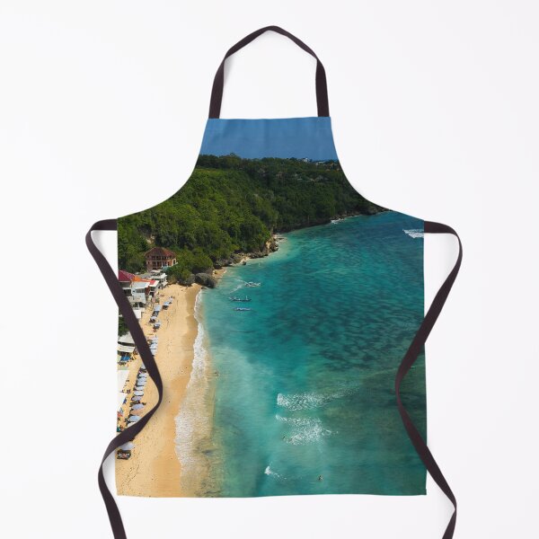 Item preview, Thomas Beach Uluwatu - Secluded Bali Coastline Aerial View designed and sold by mattryanphoto.