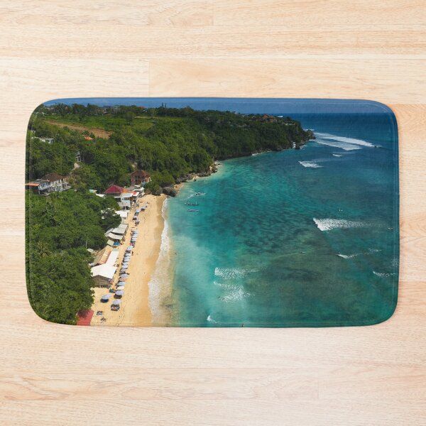 Item preview, Thomas Beach Uluwatu - Secluded Bali Coastline Aerial View designed and sold by mattryanphoto.