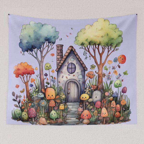 Item preview, Cute Halloween House designed and sold by Netti Studio 45.