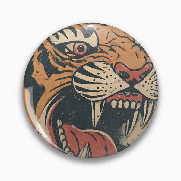 Item preview, A VINTAGE JAPANESE TIGER designed and sold by infinitearte.