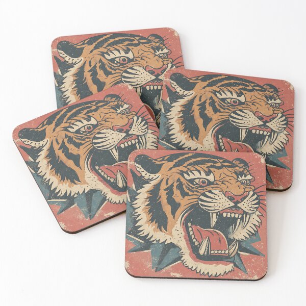 Item preview, A VINTAGE JAPANESE TIGER designed and sold by infinitearte.