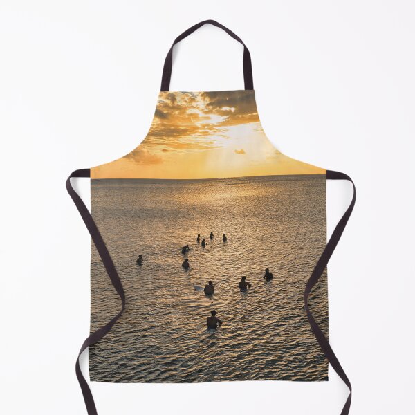 Item preview, Bingin Sunset - Surfers Waiting Aerial Bali Silhouette designed and sold by mattryanphoto.