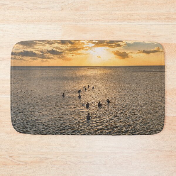 Item preview, Bingin Sunset - Surfers Waiting Aerial Bali Silhouette designed and sold by mattryanphoto.
