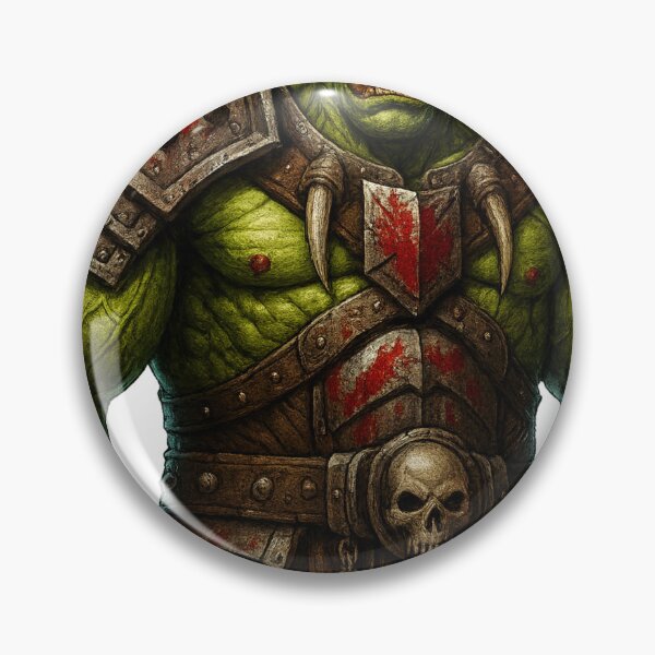 Item preview, avage Orc Warlord – Warhammer Inspired Green Skin Warrior designed and sold by DMSdesigns1.