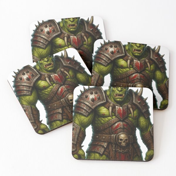 Item preview, avage Orc Warlord – Warhammer Inspired Green Skin Warrior designed and sold by DMSdesigns1.