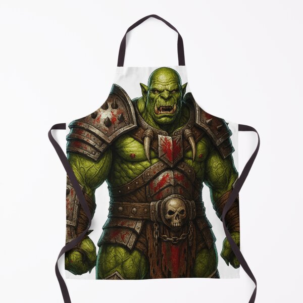 Item preview, avage Orc Warlord – Warhammer Inspired Green Skin Warrior designed and sold by DMSdesigns1.