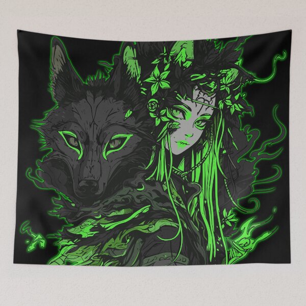 Item preview, Black Wolf girl (v2) designed and sold by PunkerLazar.