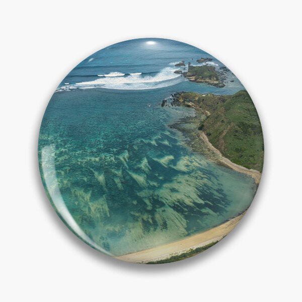 Item preview, Pantai Pedauf Lombok - Aerial Headland Coastline View designed and sold by mattryanphoto.