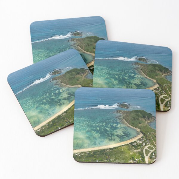 Item preview, Pantai Pedauf Lombok - Aerial Headland Coastline View designed and sold by mattryanphoto.
