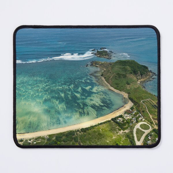 Item preview, Pantai Pedauf Lombok - Aerial Headland Coastline View designed and sold by mattryanphoto.