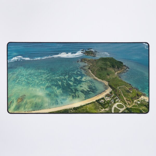 Item preview, Pantai Pedauf Lombok - Aerial Headland Coastline View designed and sold by mattryanphoto.
