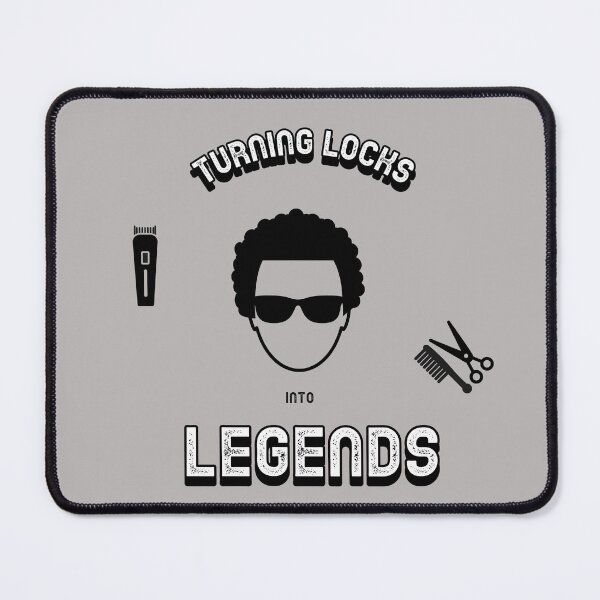 Item preview, Barber Turning Locks into Legends designed and sold by sydney-syder.
