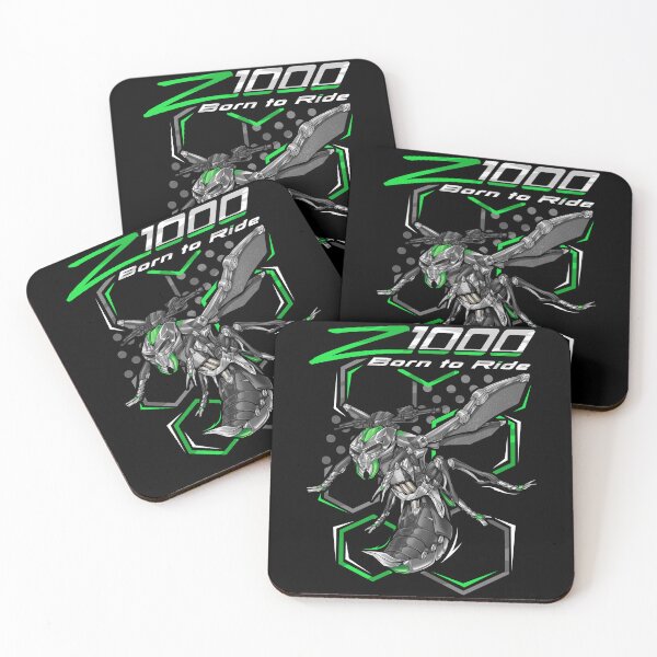 Item preview, Kawasaki Z1000 2016 (Metallic Matte Graphite Gray & Golden Blazed Green) for Motorcycle Riders designed and sold by MotoApparelHub.