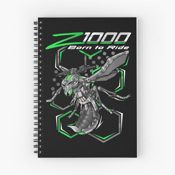 Item preview, Kawasaki Z1000 2016 (Metallic Matte Graphite Gray & Golden Blazed Green) for Motorcycle Riders designed and sold by MotoApparelHub.