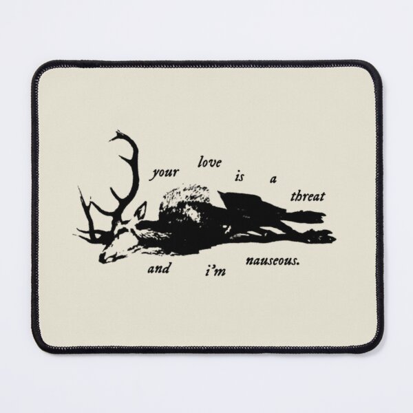 Item preview, your love is a threat and im nauseous conan gray nauseous lyrics wishbone album deer designed and sold by Kyna Arts.