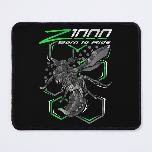 Item preview, Kawasaki Z1000 2015 (Metallic Spark Black & Flat Ebony) for Motorcycle Riders designed and sold by MotoApparelHub.