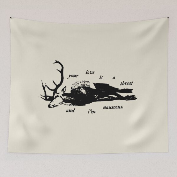 Item preview, your love is a threat and im nauseous conan gray nauseous lyrics wishbone album deer designed and sold by Kyna Arts.