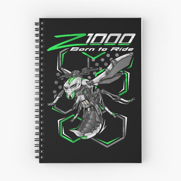 Item preview, Kawasaki Z1000 2016 (Pearl Stardust White & Golden Blazed Green) for Motorcycle Riders designed and sold by MotoApparelHub.