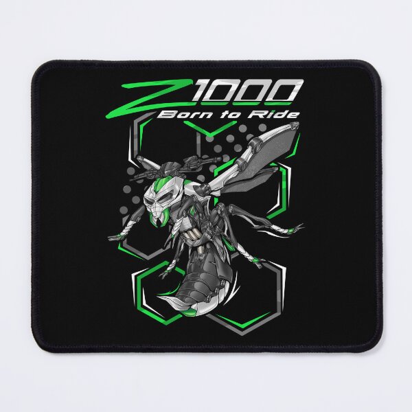 Item preview, Kawasaki Z1000 2016 (Pearl Stardust White & Golden Blazed Green) for Motorcycle Riders designed and sold by MotoApparelHub.