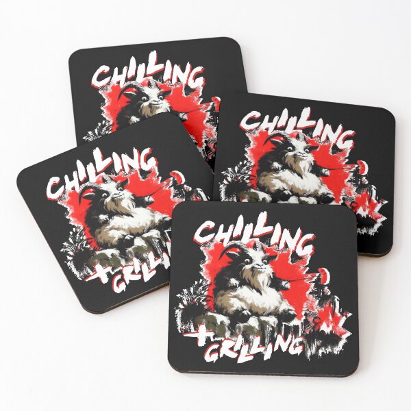 Item preview, Chilling + Grilling - Billy the GOAT designed and sold by sr93.me.