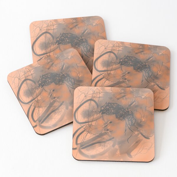 Item preview, A Digital Art Whimsical Orange Abstraction  designed and sold by MsArtyCrafts.