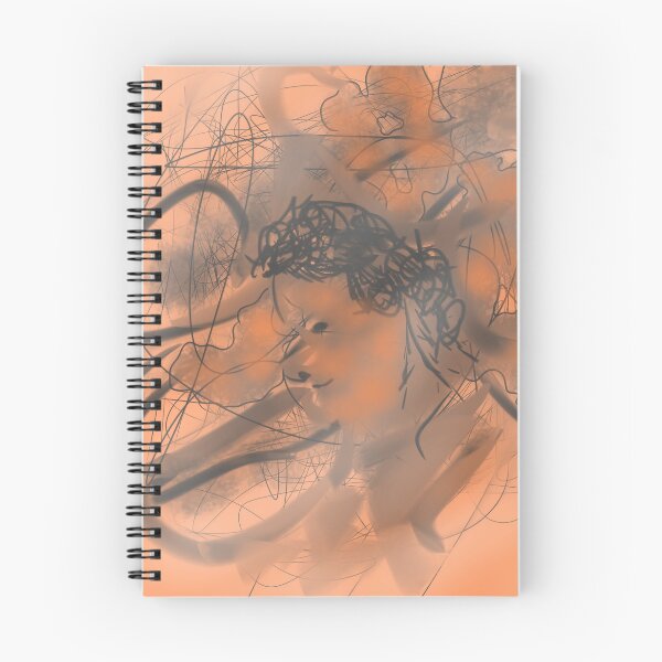 Item preview, A Digital Art Whimsical Orange Abstraction  designed and sold by MsArtyCrafts.