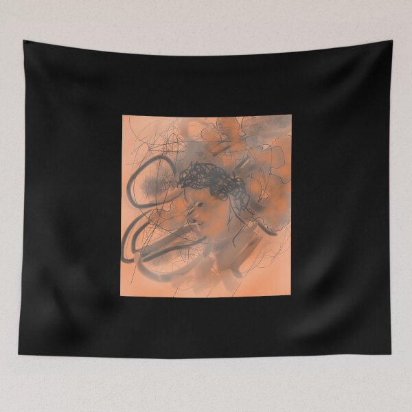 Item preview, A Digital Art Whimsical Orange Abstraction  designed and sold by MsArtyCrafts.