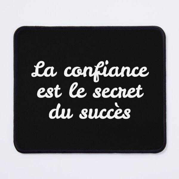 Item preview, La confiance est le secret du succès designed and sold by StudioRedKoala.