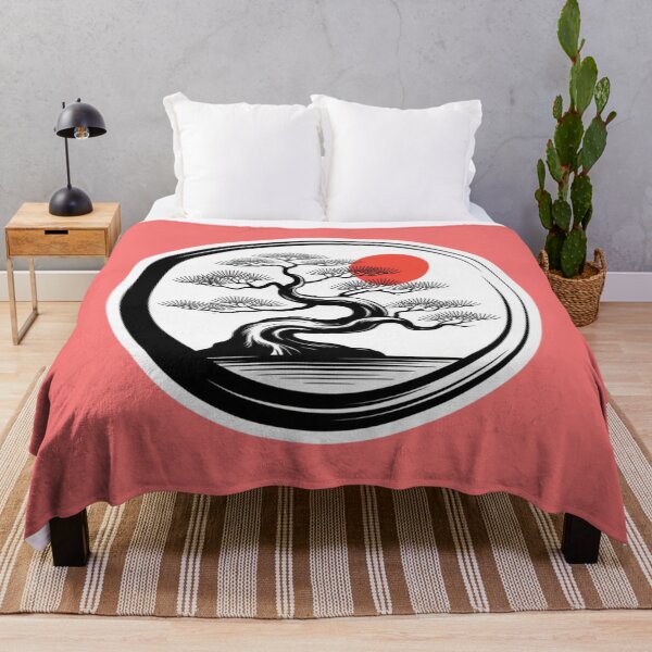 Item preview, Minimal Zen Bonsai Tree Sticker – Japanese Line Art Design designed and sold by Timeless Design.