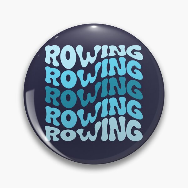 Item preview, Rowing Blue Wavy Retro Rower Crew Groovy designed and sold by StrideSuccess.
