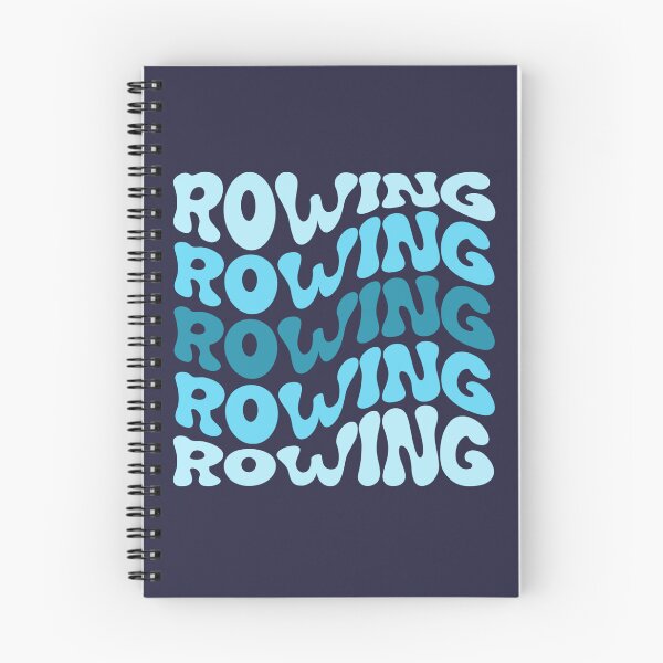 Item preview, Rowing Blue Wavy Retro Rower Crew Groovy designed and sold by StrideSuccess.