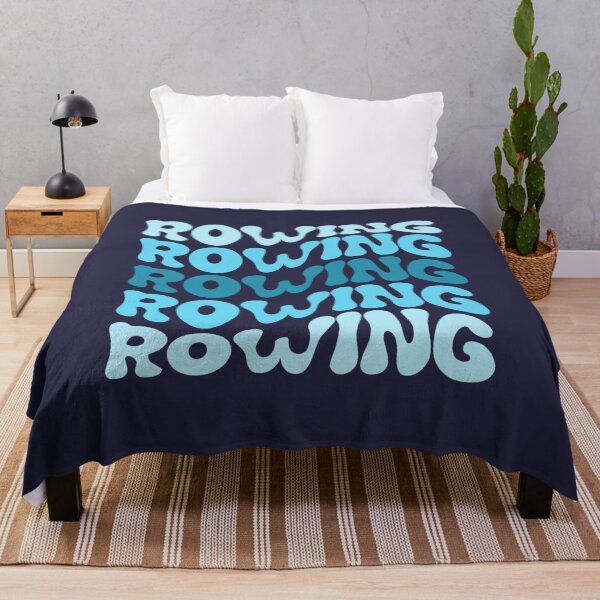 Item preview, Rowing Blue Wavy Retro Rower Crew Groovy designed and sold by StrideSuccess.