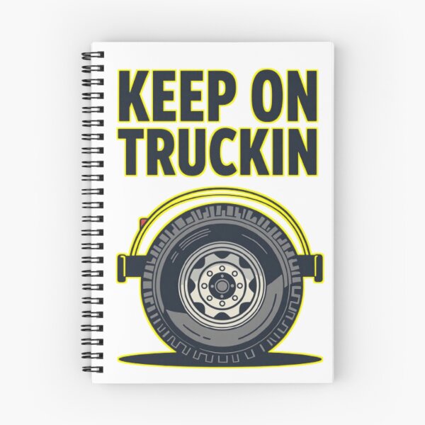 Item preview, Keep On Truckin’ – Cool Truck Driver Wheel Design designed and sold by SHOP SOUS⭐⭐⭐⭐⭐.