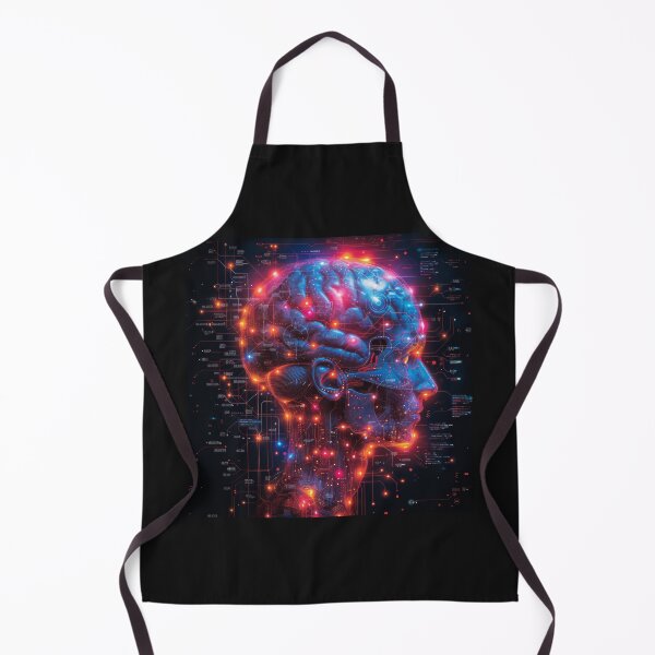 Item preview, Synaptic symphony: a vision of neural circuitry and technological fusion designed and sold by MiraCleAI.